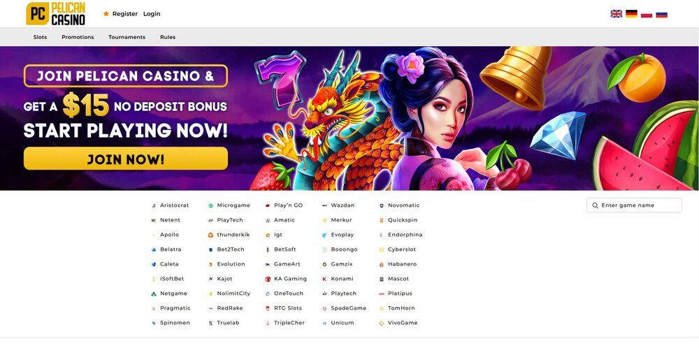 pelican casino no deposit bonus