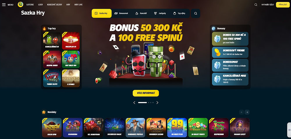 Sazka Hry – hry za haléře