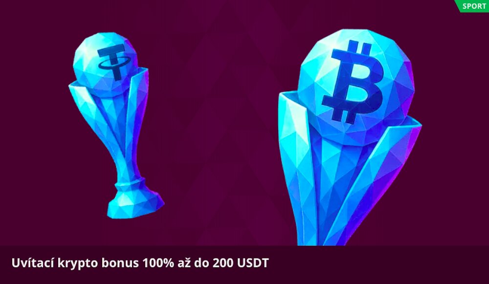 Malina Casino uvítací crypto bonus pro sázkaře