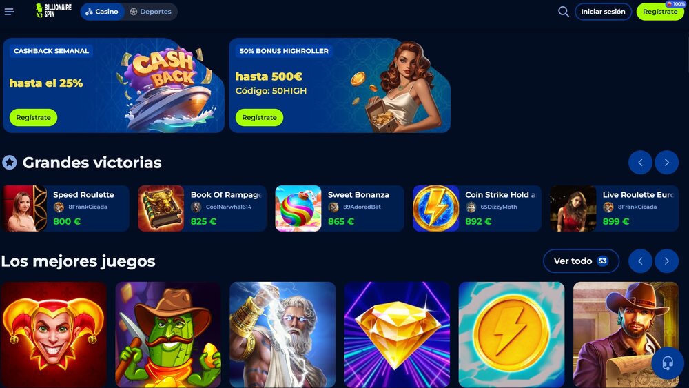 Billionairespin casino