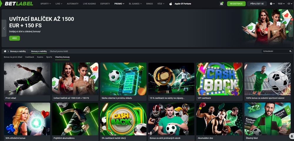 BetLabel free spiny červen 2025
