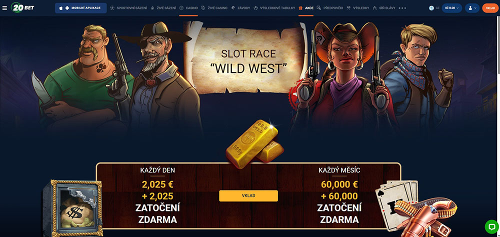 Turnaje o miliony v casinu 20BET [aktuální rozpis – červen 2025]