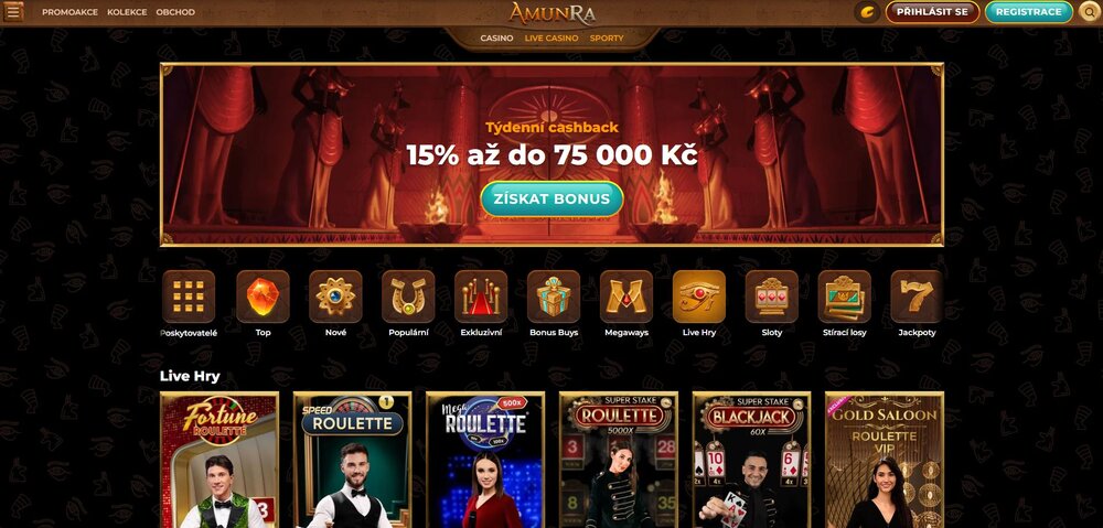 amunra live casino