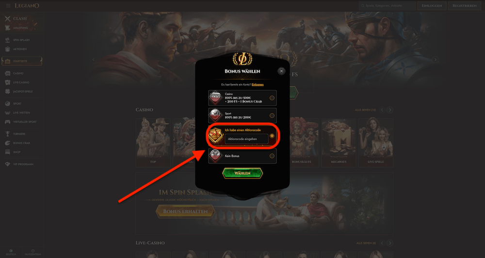 67649 Legiano Promo Code