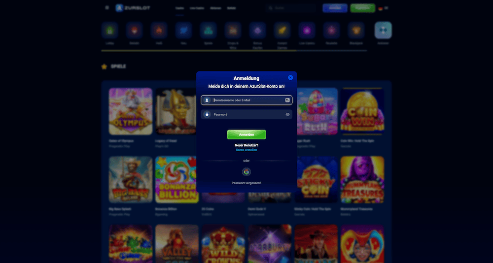 78531 AzurSlot Login