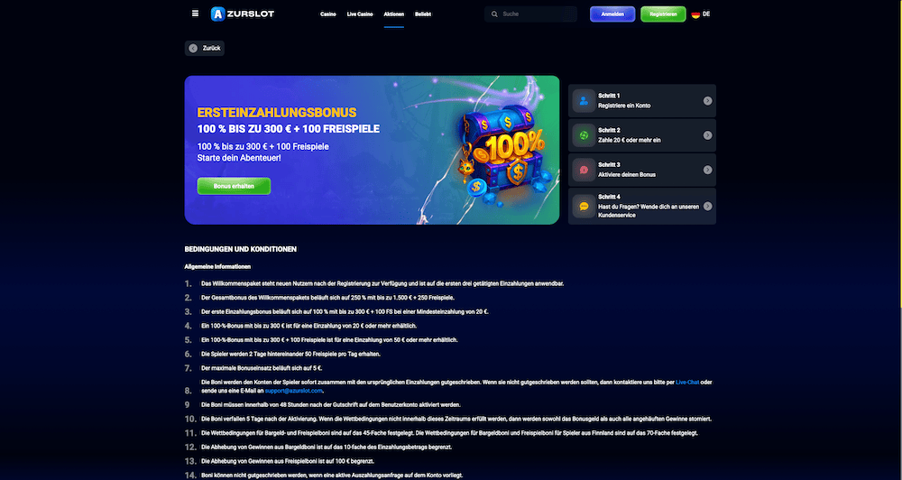 95544 Azurslot Freispiele