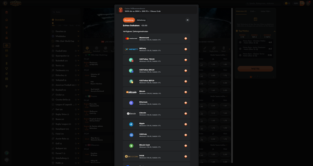 04269 Gransino Ein und Auszahlungen