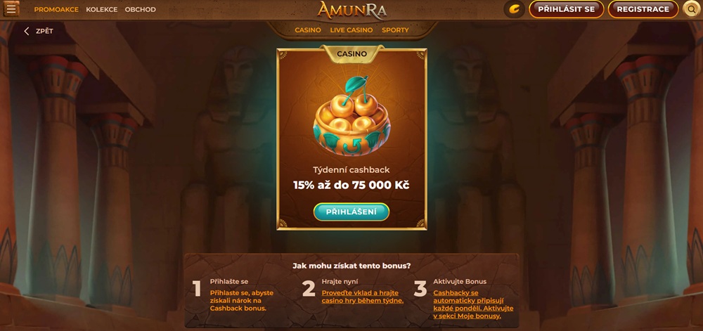 AmunRa cashback