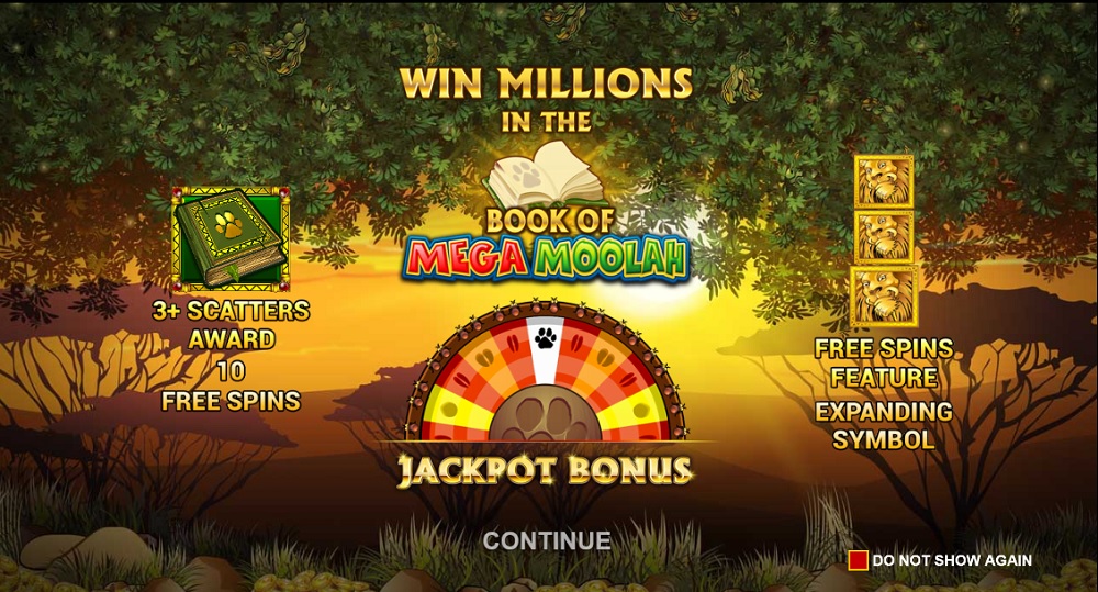 Náhled slotu Mega Moolah 