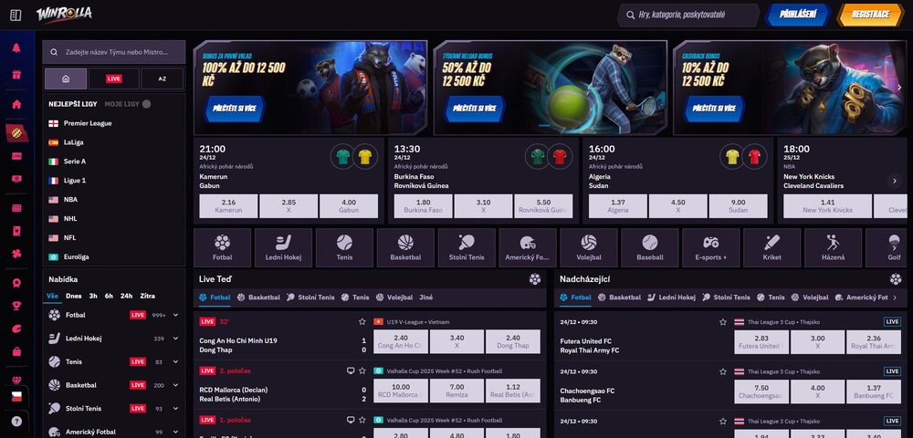 win rolla sázková kancelář