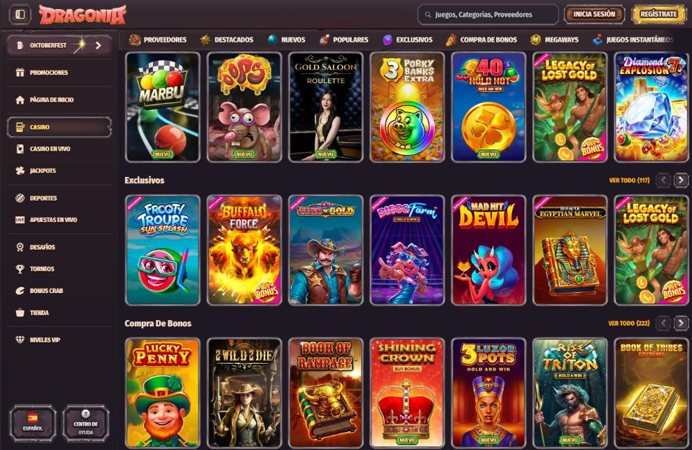 Dragonia tragaperras