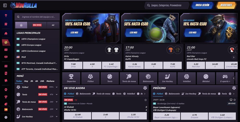 Win Rolla casa de apuestas