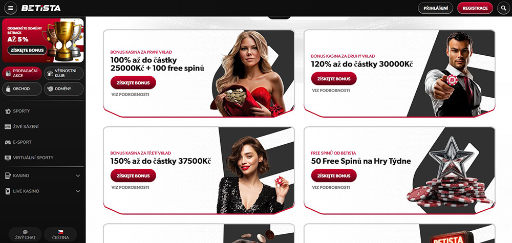 Betista free spiny [Jak získat volná zatočení?]