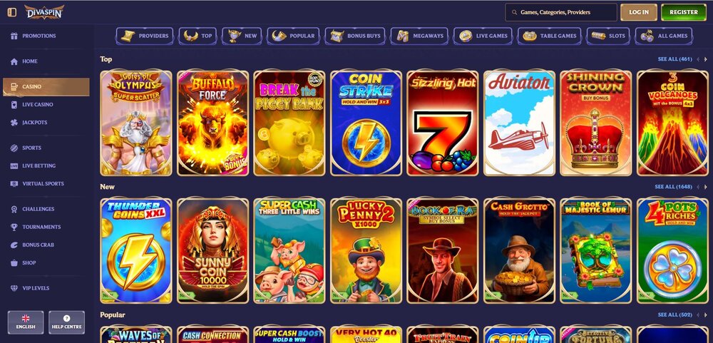 divaspin casino preview