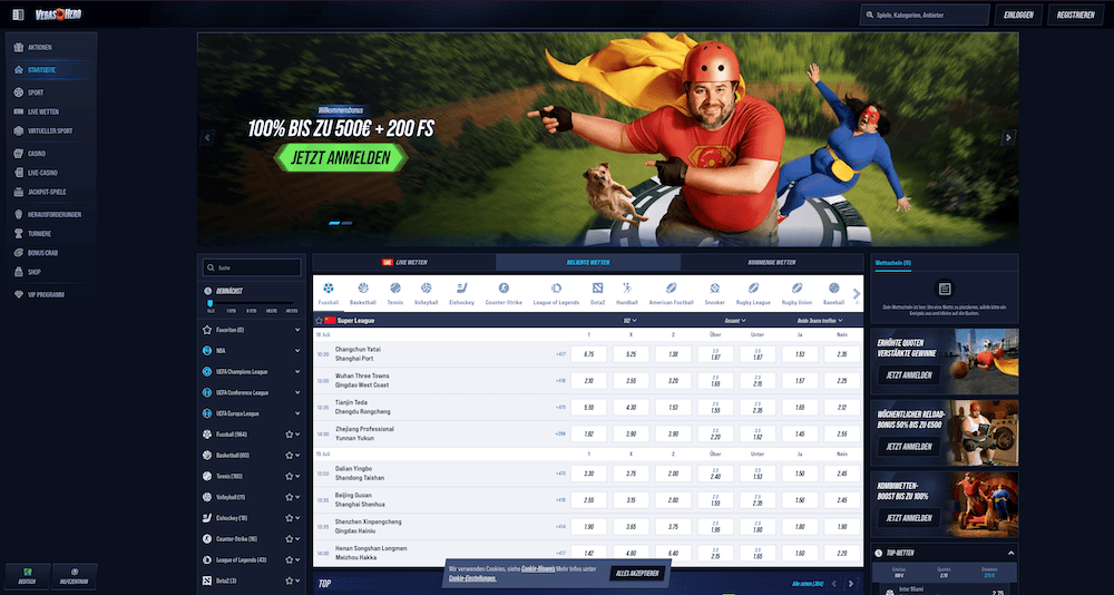 21337 VegasHero Casino DE