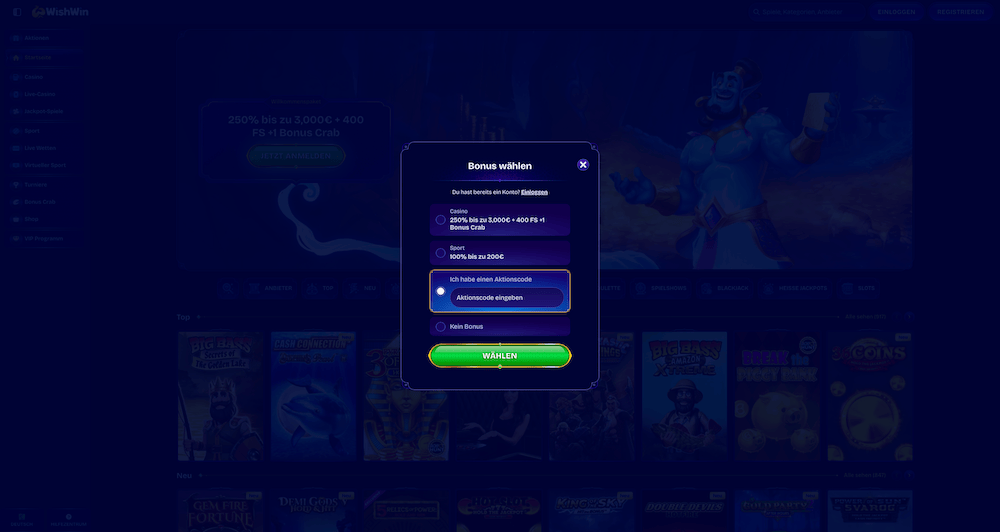 24115 WishWin Promo Code