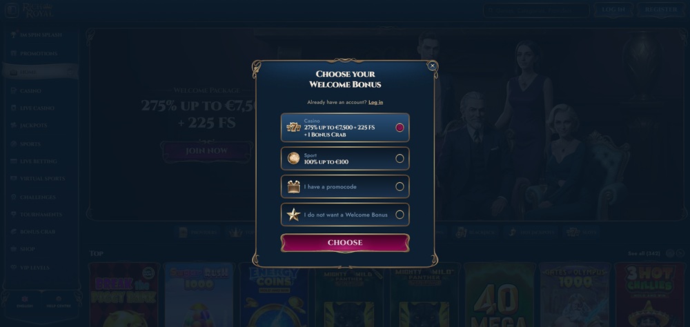 RichRoyal registration