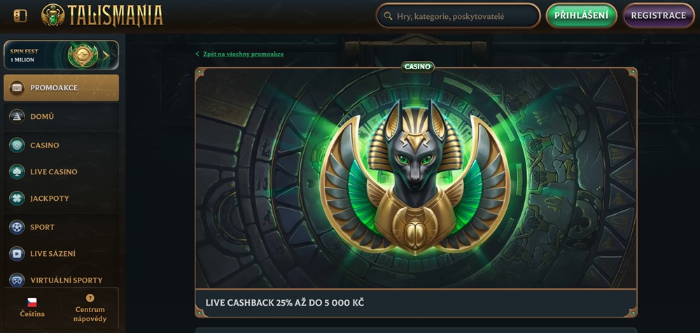 Talismania cashback