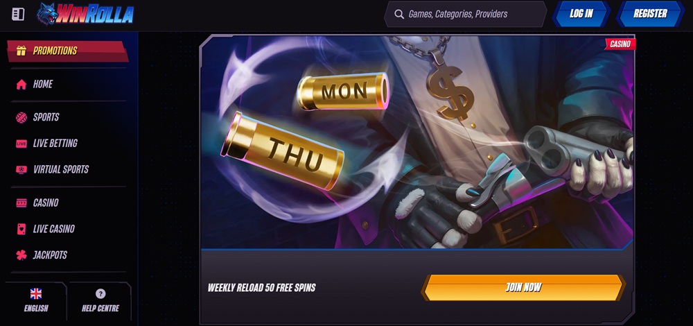  Win Rolla free spins