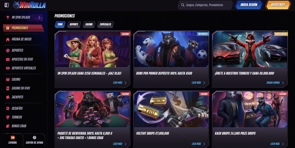 Win Rolla promociones