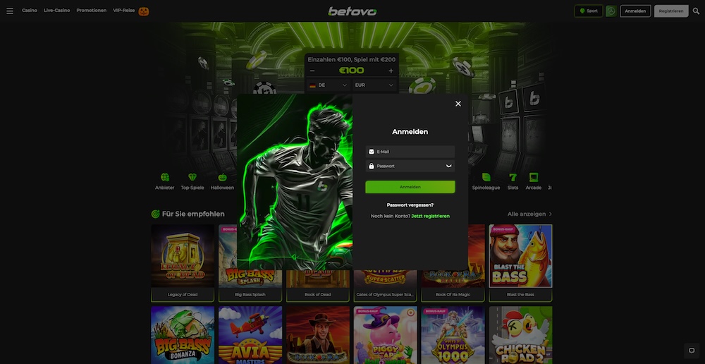 Betovo Anmeldung