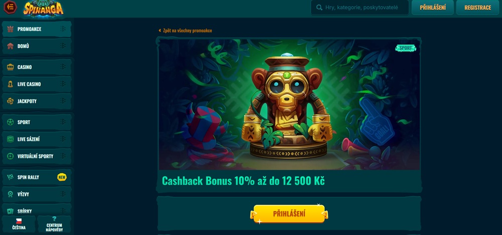 Spinanga cashback