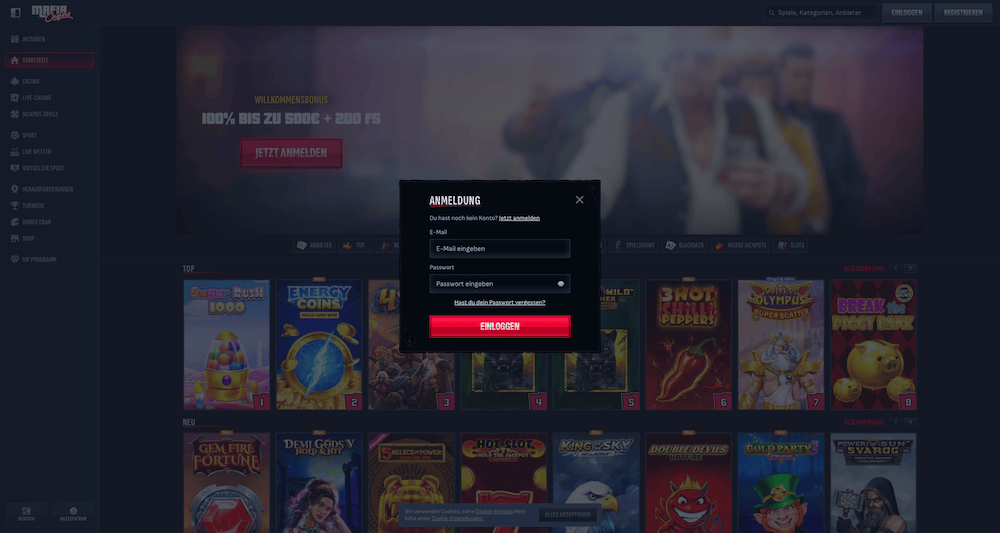 44211 MafiaCasino Login