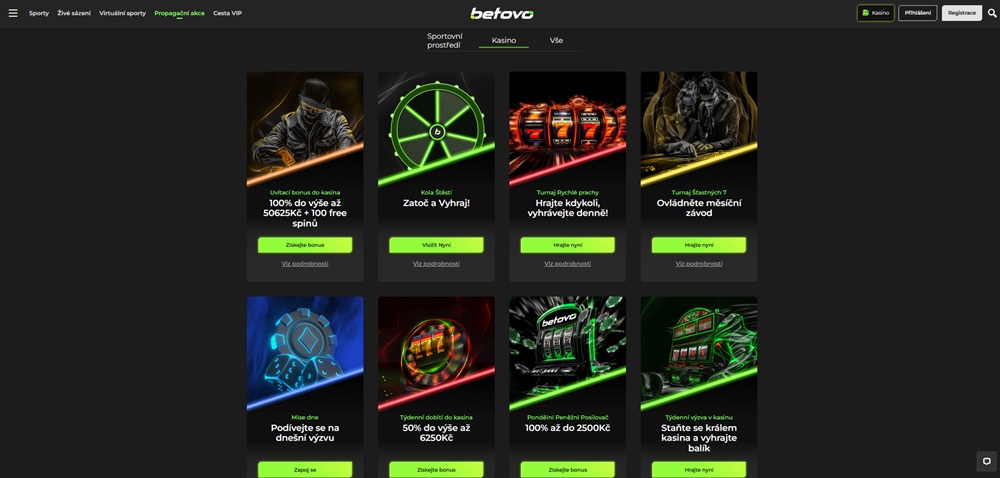 Bonificaciones de Betovo