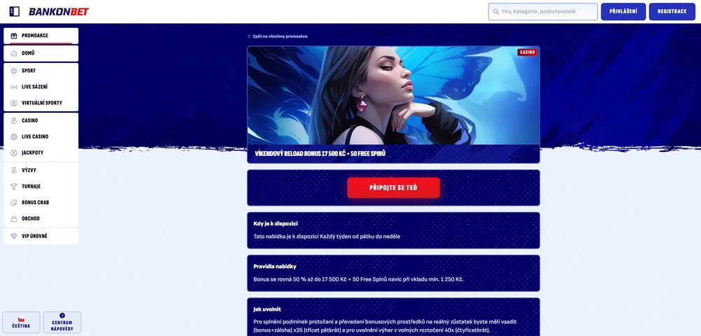 bankonbet free spiny červenec