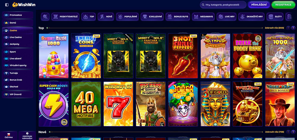 WishWin automaty [Přehled TOP automatů]