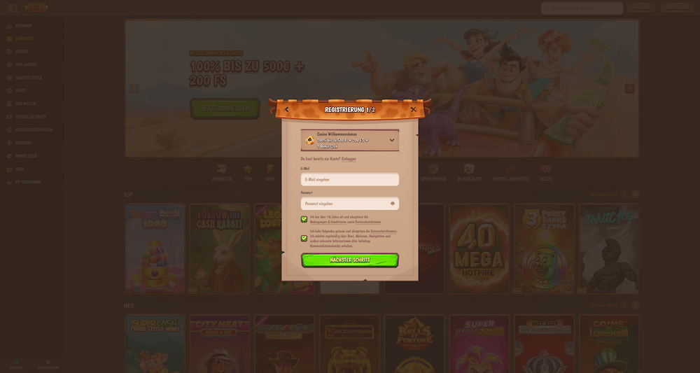 52832 Stone Vegas Registrierung