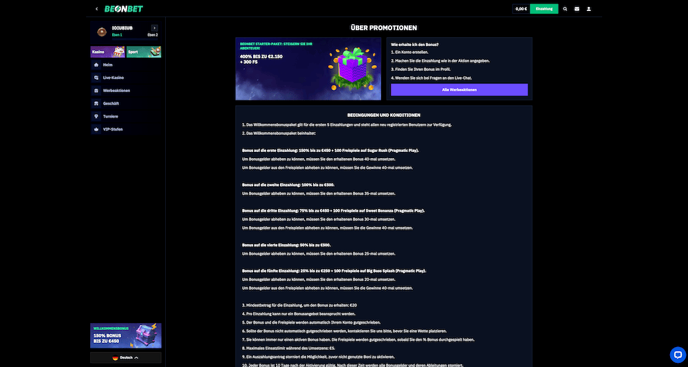 60138 Beonbet Freispiele