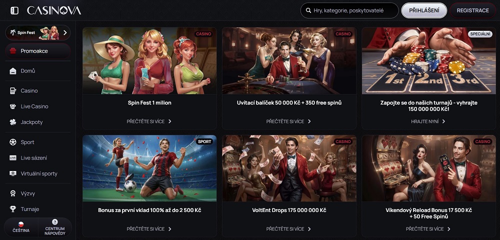 Casinova No-Deposit-Bonus