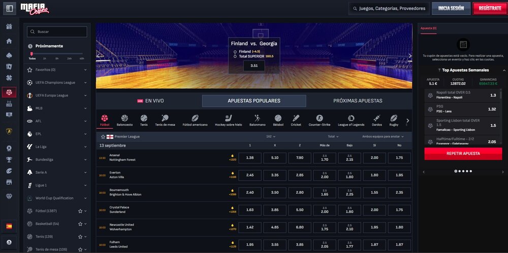 MafiaCasino casa de apuestas