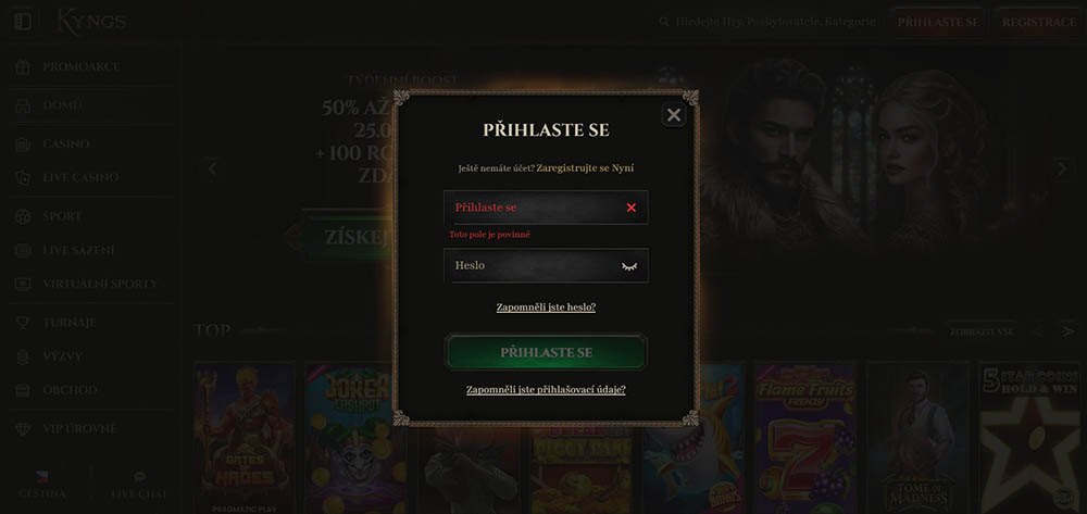 Kyngs login [Návod na přihlášení]