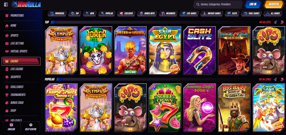 Win Rolla slots