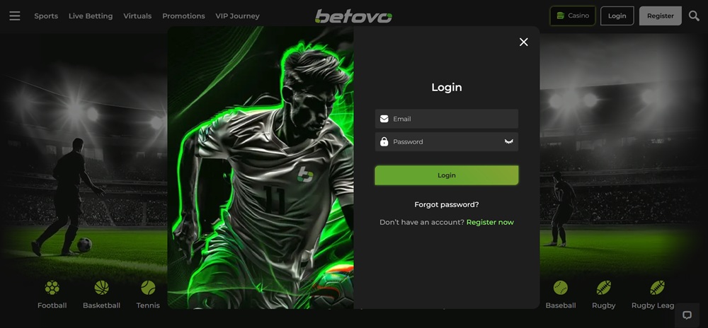 Betovo login