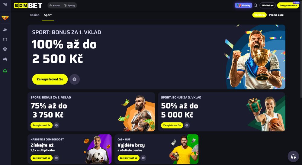 Bdmbet sport bonusy