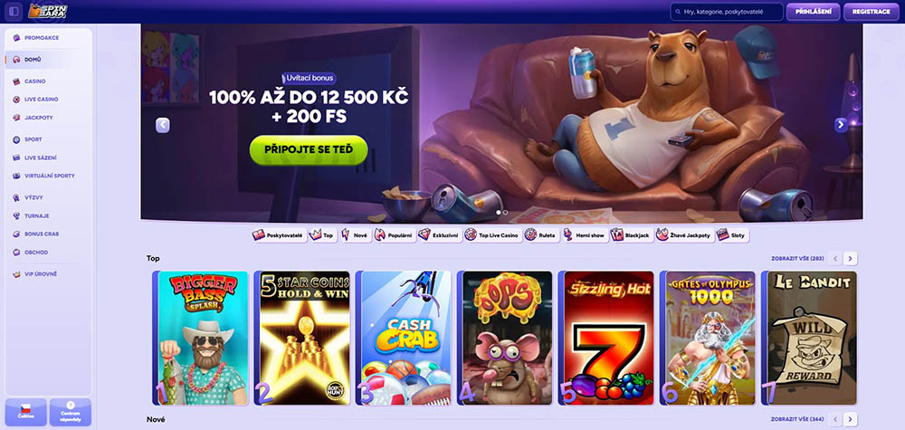 Lze získat v casinu Spinbara no deposit bonus?