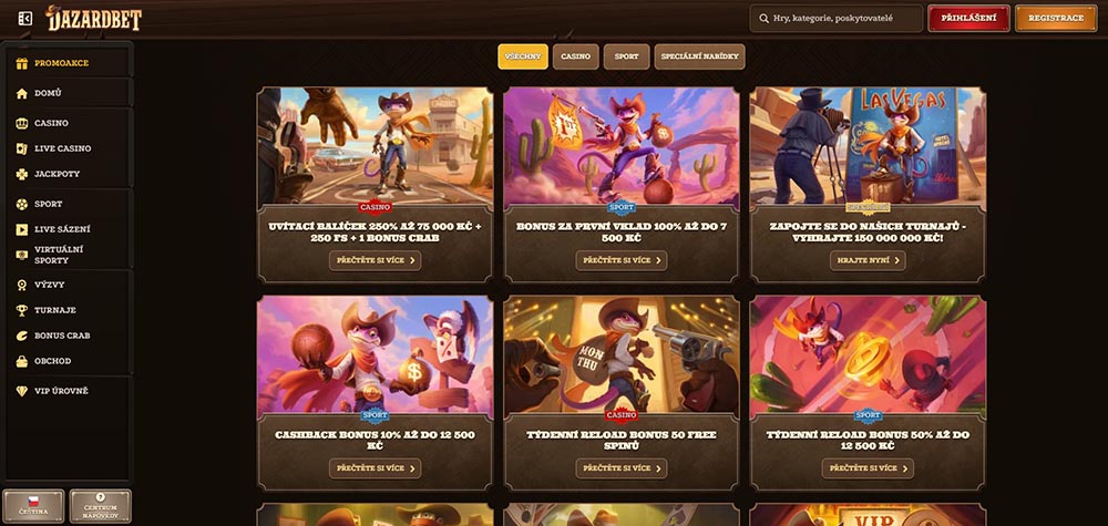 Dazardbet bonusy [Přehled TOP bonusů]