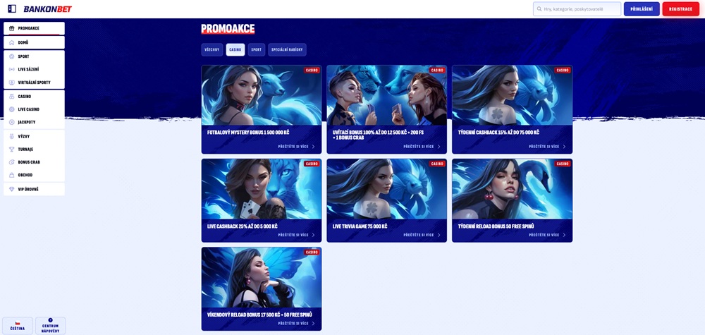 Bankonbet bonusy [červenec 2025]