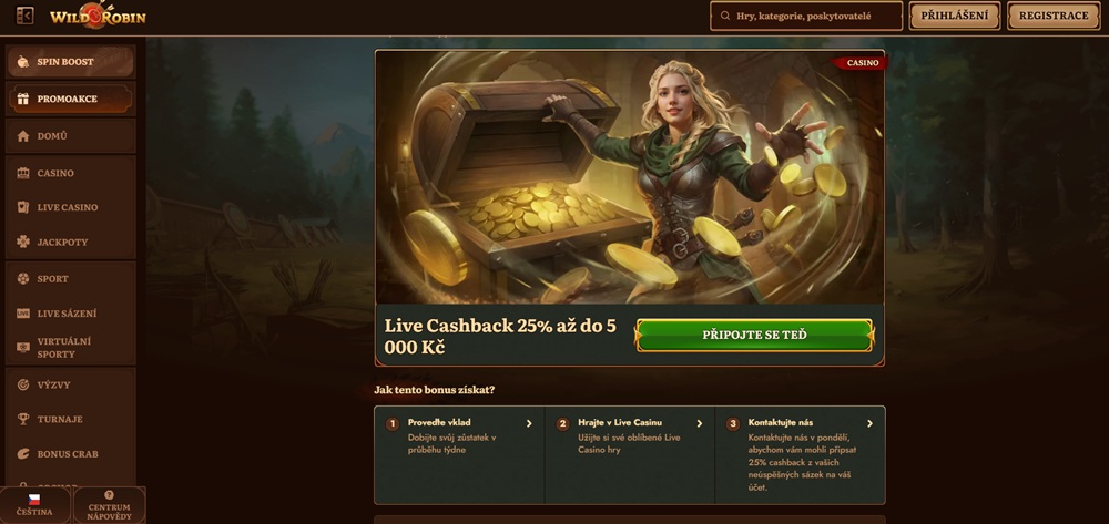  Wild Robin cashback