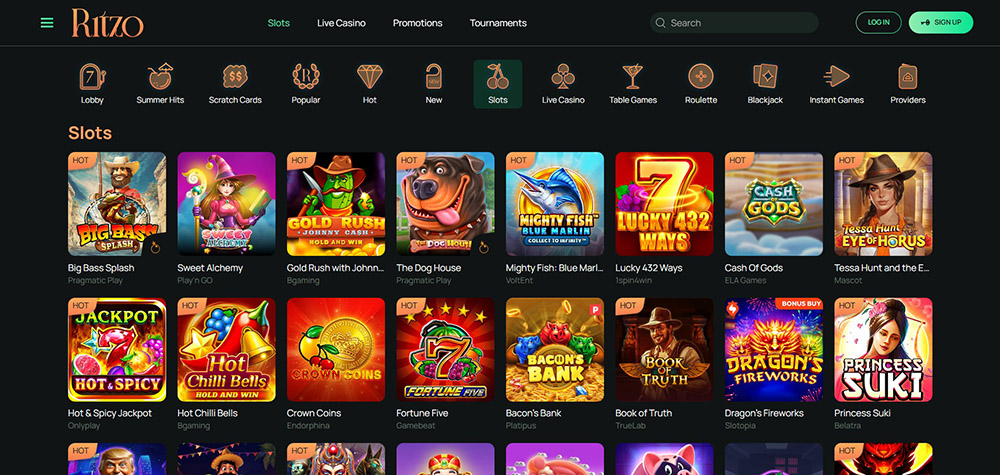 Ritzo automaty [Přehled TOP automatů]