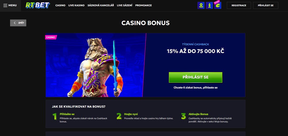 RTbet cashback