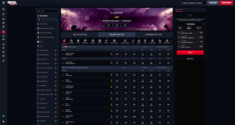 85802 MafiaCasino Wettbüro