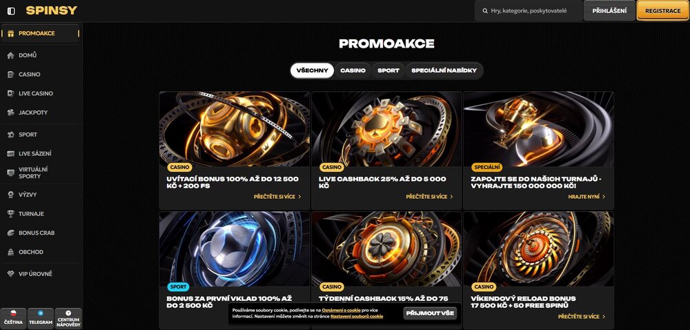 spinsy promoakce červenec