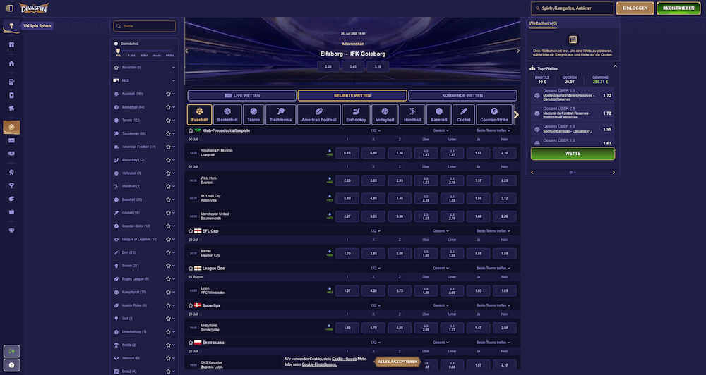 96661 DivaSpin Wettbüro