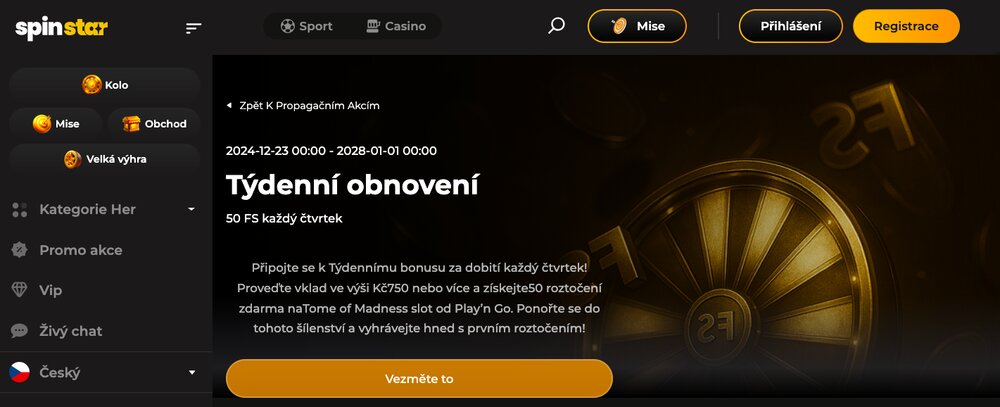 Spinstar.bet bonus s free spiny