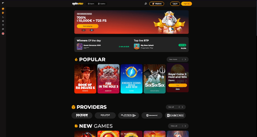 13803 Spinstar.bet Casino DE