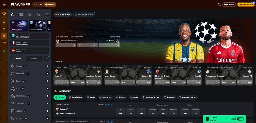 playjonny sázková kancelář